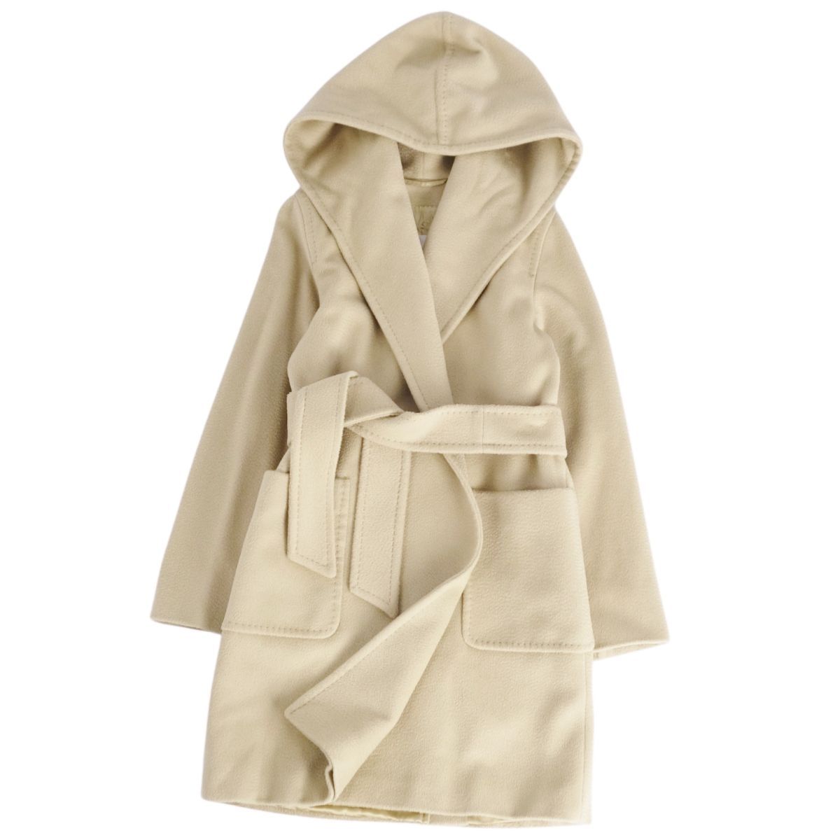 MaxMaraピュアキャメル100％リアルト38白タグ ウルトラマリン MaxMara