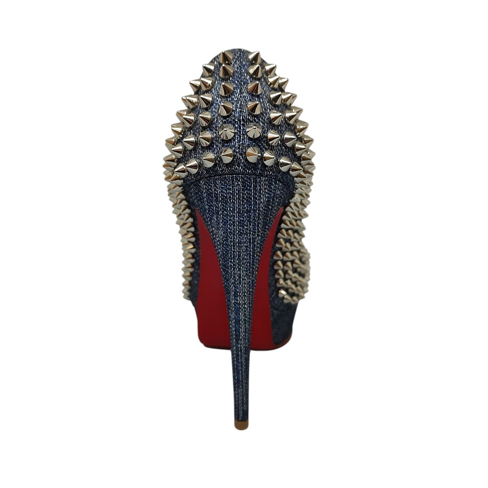Christian Louboutin クリスチャンルブタン デニム スパイク スタッズ  