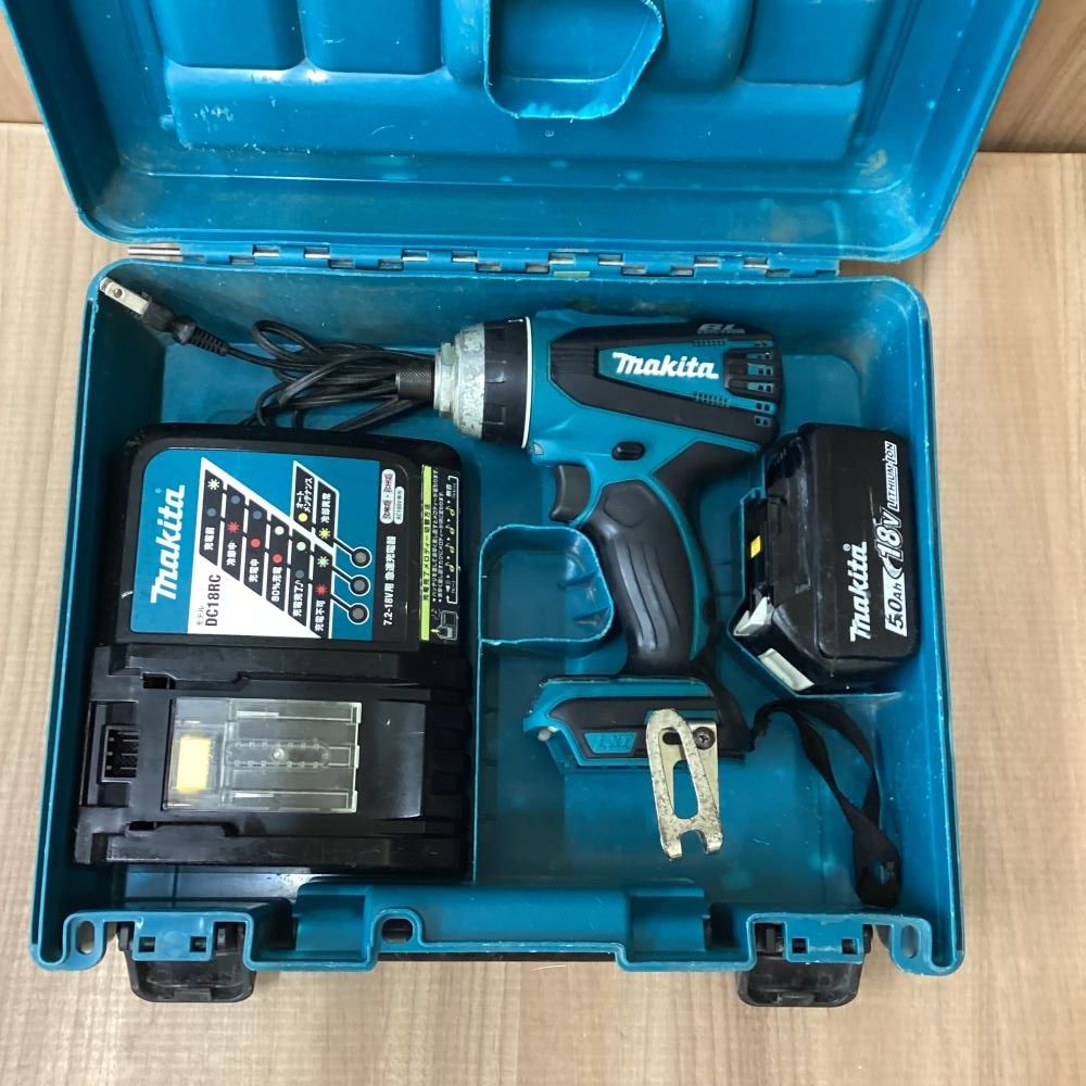 makita|マキタ TP141DZ 充電式4モードインパクトドライバ バッテリ１個 充電器 ケース付 商品説明要 201