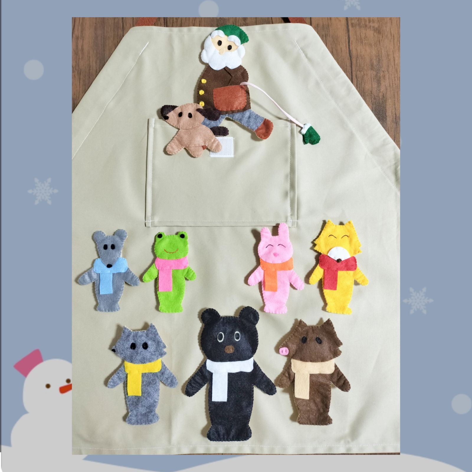 エプロンシアター『てぶくろ』 - メルカリ