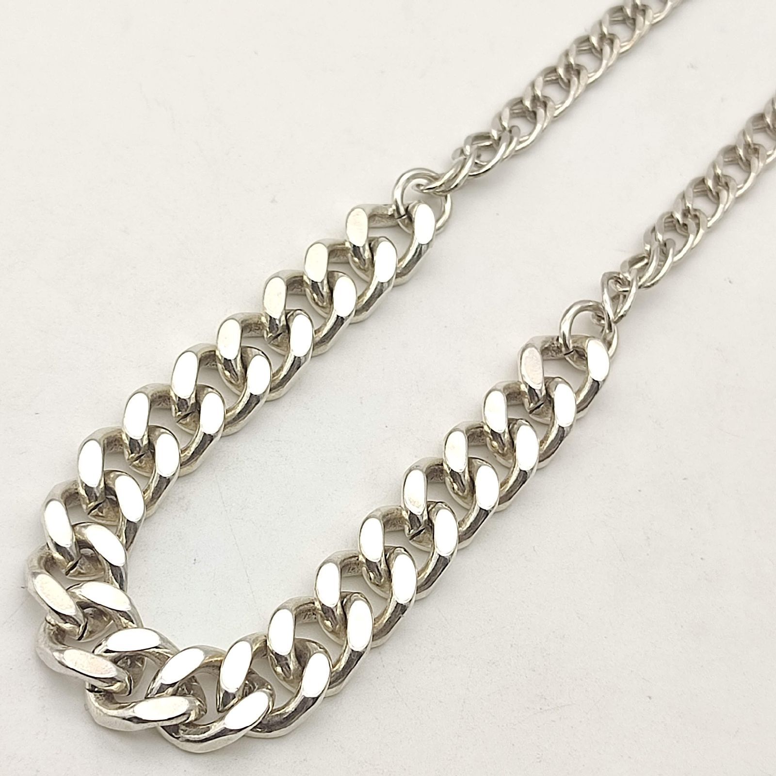 【美品☆】フィリップオーディベール 喜平コンビチェーンネックレス シルバー 美品☆】フィリップオーディベール 喜平コンビチェーン