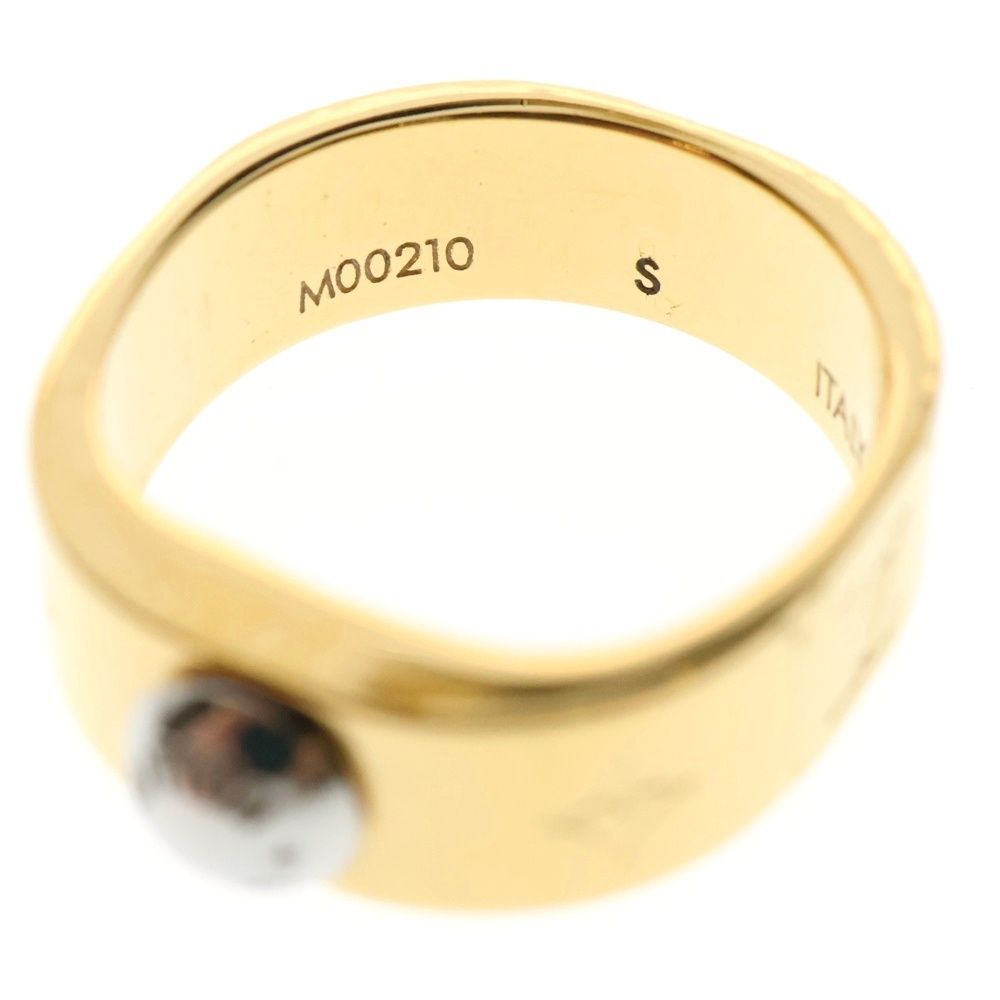 ルイヴィトン 箱付き バーグ・ナノグラム　M00210　S 9号 指輪　リング LOUIS VUITTON (ルイヴィトン) ナノグラム バーク リング 指輪