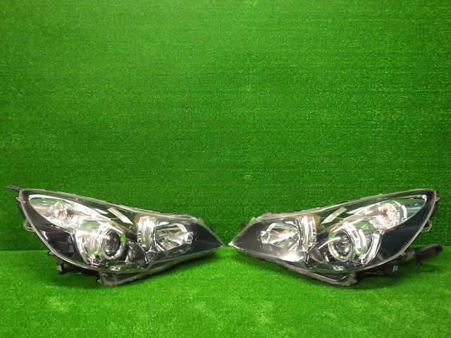 スバル　レガシー　BR9 純正ヘッドライト左右セット　HIDバラスト付き　中古品 スバル レガシー BR9 純正ヘッドライト左右セット HIDバラスト