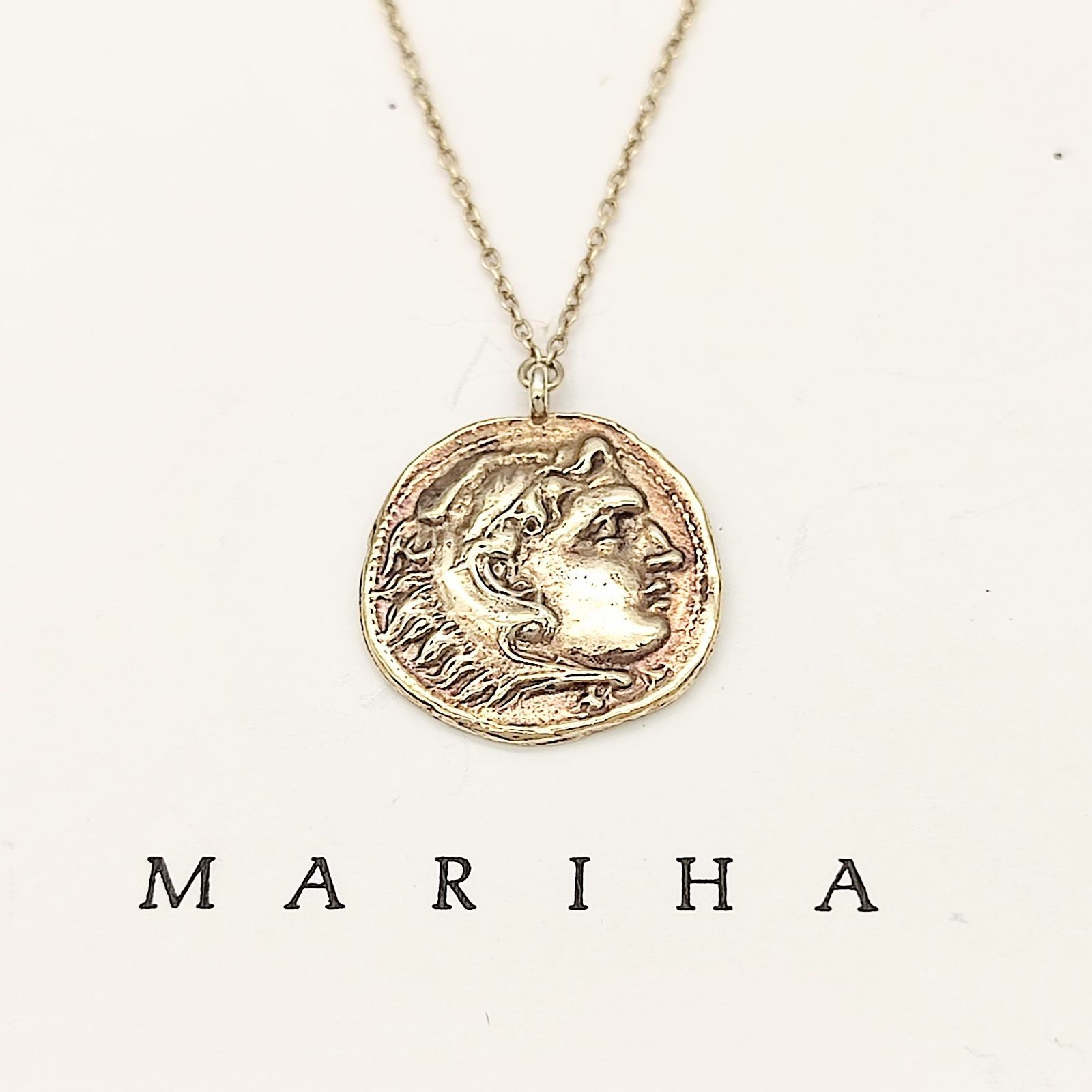 美品】MARIHA マリハ martinique コインモチーフネックレス