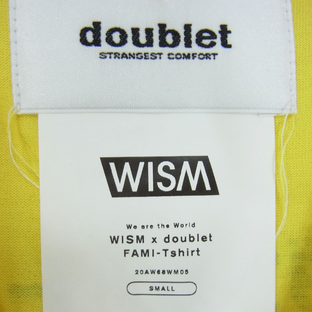 ダブレット doublet WISM ウィズム別注 20AW 20AW68WM05 FAMI T-Shirt