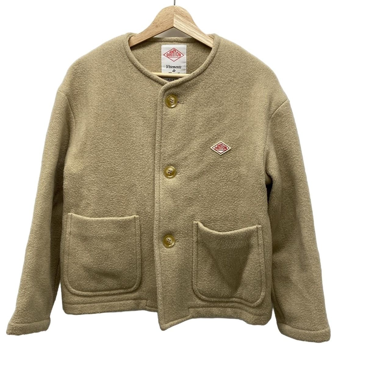 DANTON ダントン ブルゾン サイズ34 S レディース - ベージュ 長袖|春