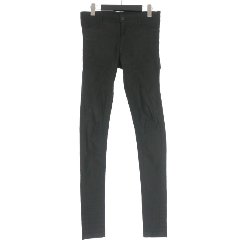 14-15AW JULIUS ユリウス 長袖 シームド W シャツ 黒 ブラック 477SHM5 ノーカラー ジャケット サイズ1 603I ユリウス JULIUS 14AW シームドモッズダウンコート 3