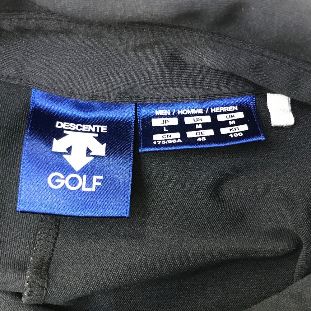サイズ：L DESCENTE GOLF デサントゴルフ 半袖ポロシャツ