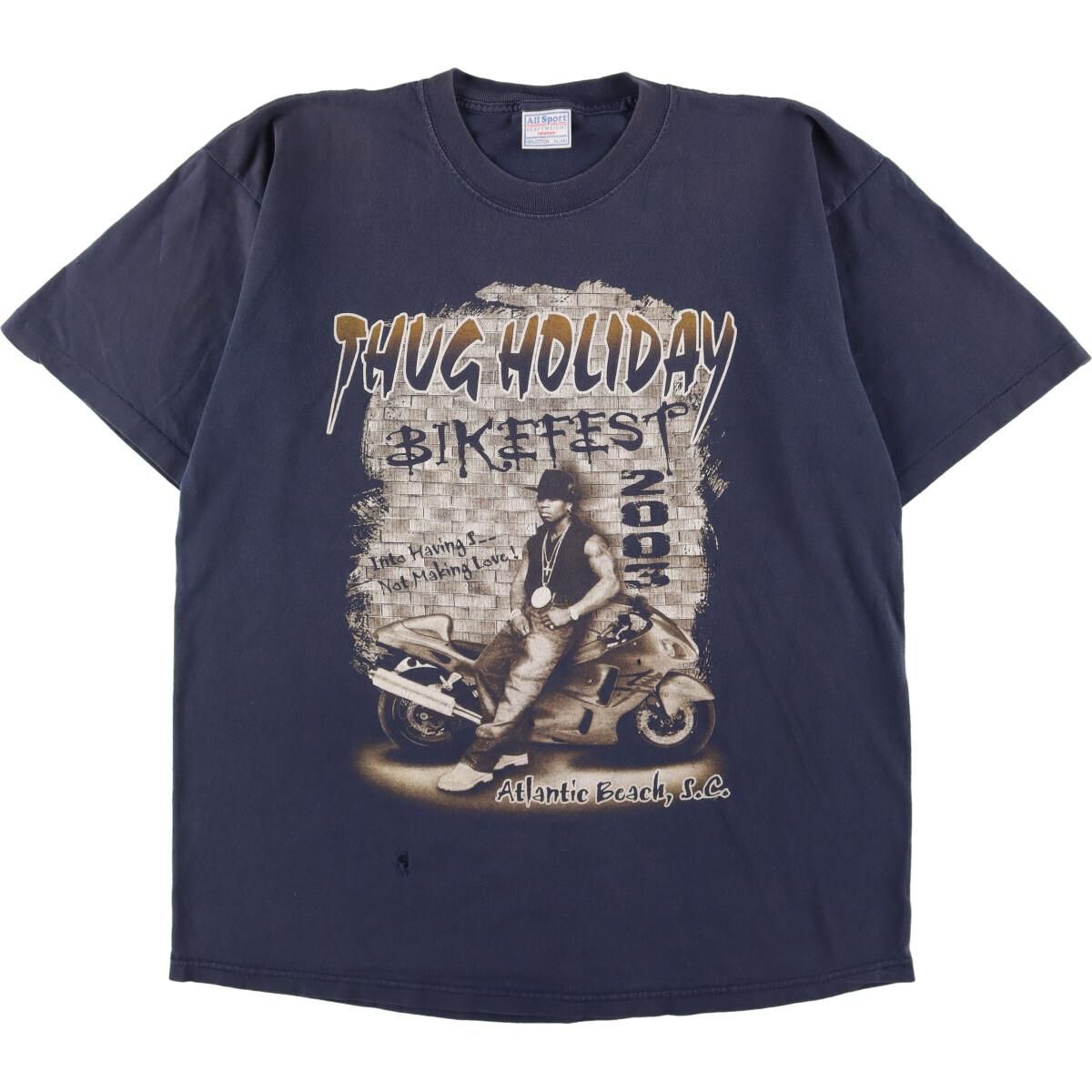 古着 00年 All Sport 50CENT 50セント THUG HOLIDAY BIKE FEST 2003