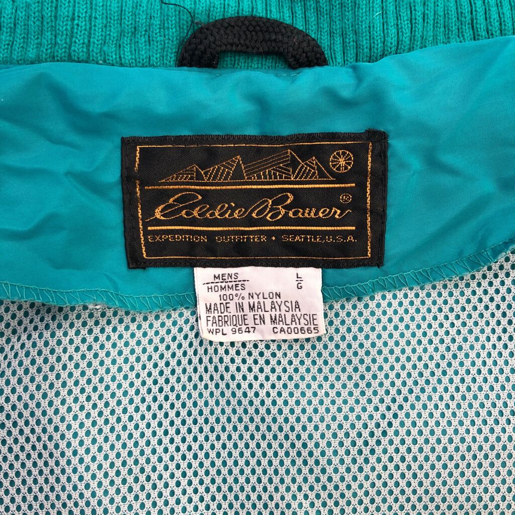 80年代 Eddie Bauer エディーバウアー ナイロンジャケット 黒