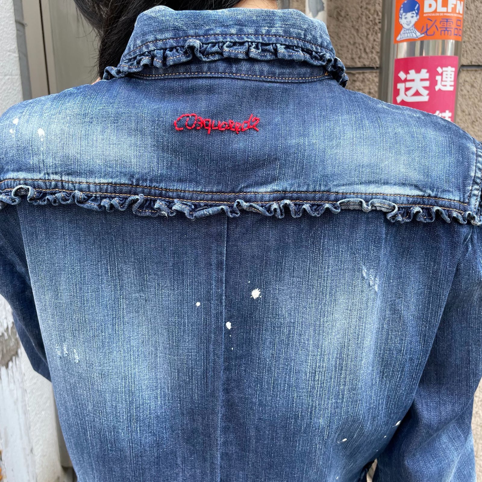 DSQUARED2ディースクエアード デニムワンピース ディースクエアード(DSQUARED2)ディースクエアード デニム
