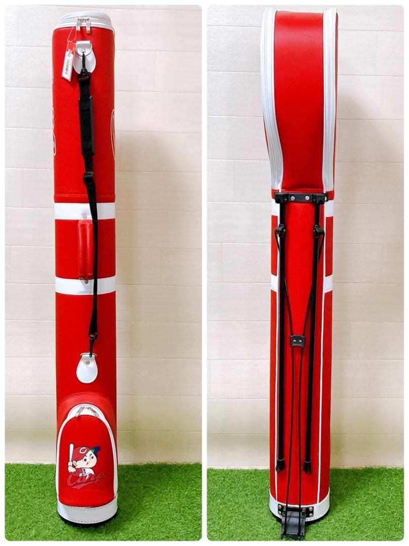 広島東洋カープ　スタンド式　キャディーバッグ　ゴルフクラブケース 広島東洋カープ スタンド式 キャディーバッグ ゴルフクラブ