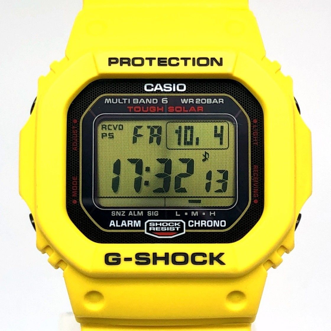 G-SHOCK ジーショック GW-M5630E-9 30周年記念モデル ライトニングイエロー 電波ソーラー ゴールド液晶 2013年11月発売