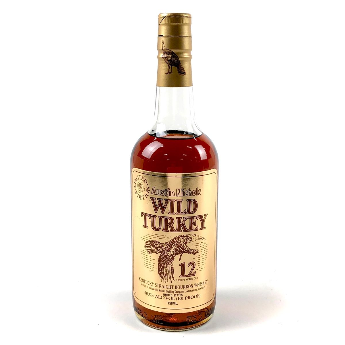 ワイルドターキー WILD TURKEY 12年 ゴールドラベル 750ml アメリカン