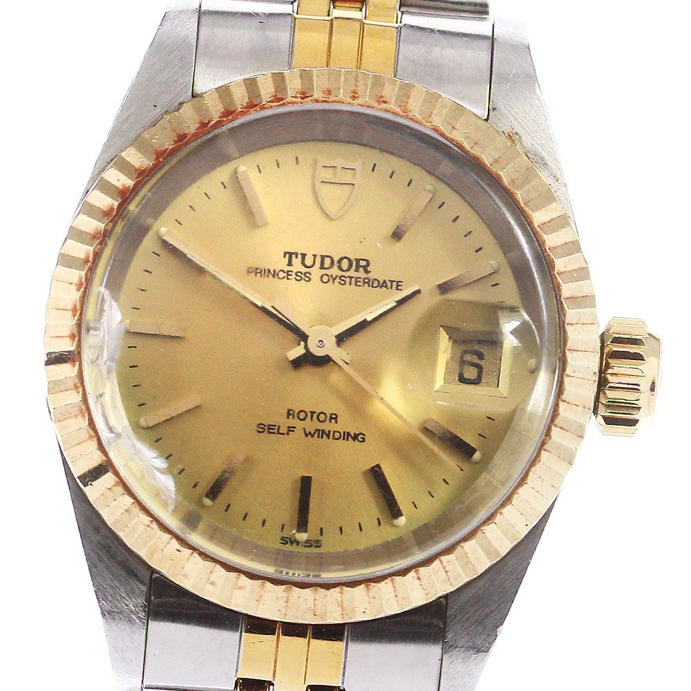 訳あり チュードル TUDOR 72033 プリンスデイト YGコンビ 自動巻き ボーイズ _753512