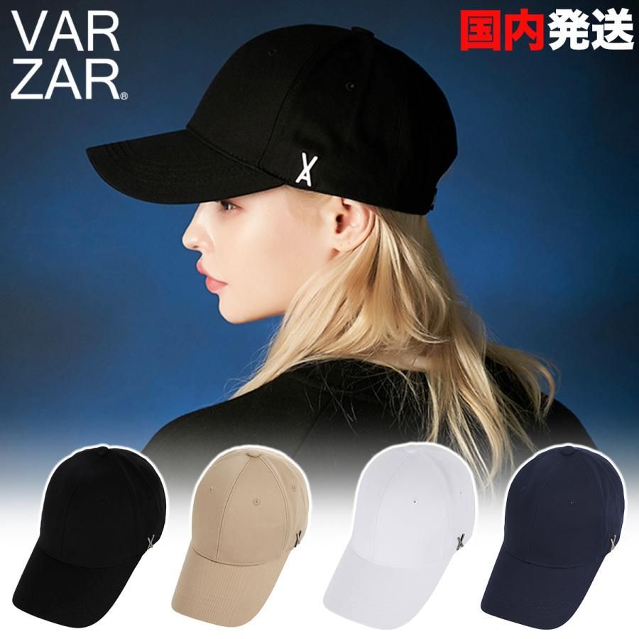 バザール キャップ VARZAR Stud logo over fit ball cap ロゴ 帽子 ユニセックス 韓国 K-POP 芸能人  アイドル愛用 メンズ レディース 正規品 [帽子] メルカリ