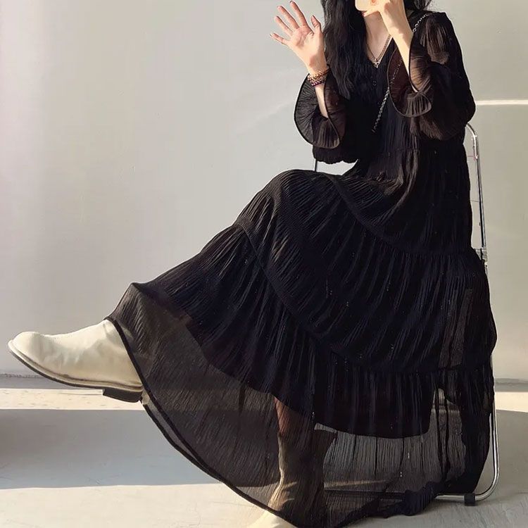 シフォン ワンピース シフォンワンピース ワンピ レディース