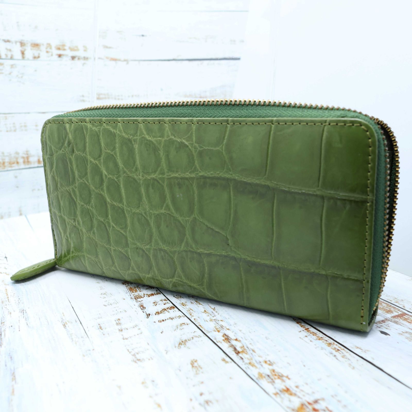 クロコダイル本革 ワニ革 ウォレット 長財布 クロコダイル革 本革 財布