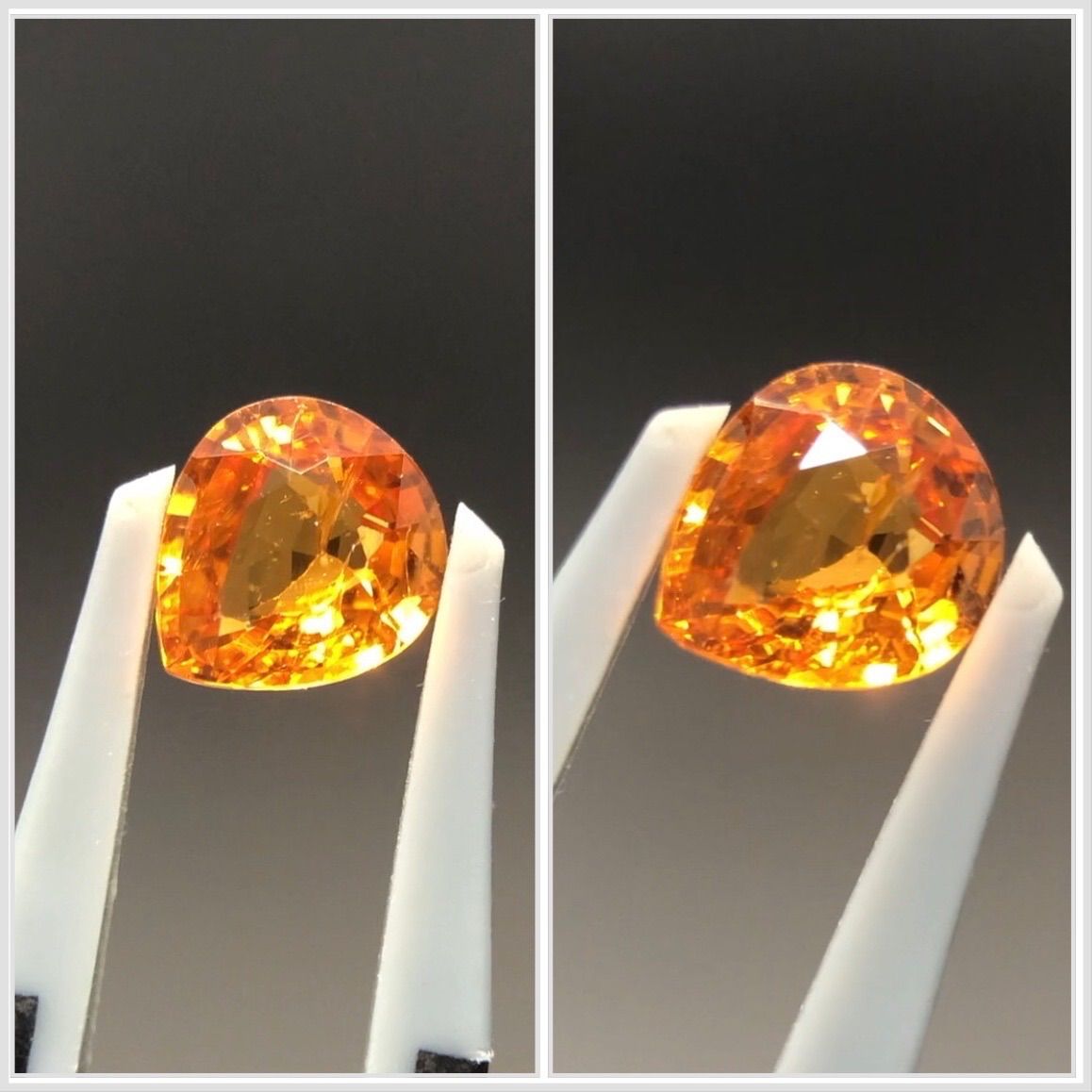 天然 スペサルティンガーネット ルース 1.017ct 美発色 非加熱