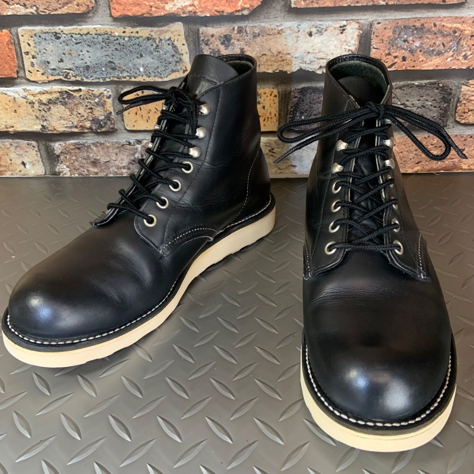 RED WING 8165 刺繍羽タグ2000年製 9D ワイズ 8165良品7.5D／刺繍羽