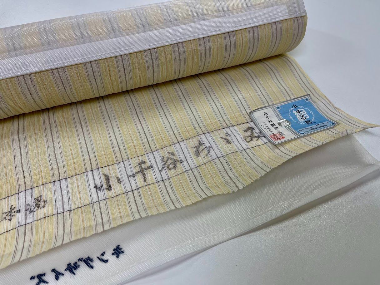新品小千谷縮苧麻（ちょま）反物幅37cm 小千谷縮 | I O N O
