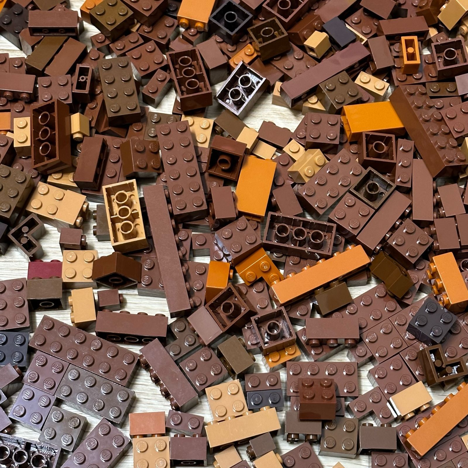 LEGO レゴ 茶色 ブラウン系 中古 パーツ ブロック各種 大量 ばら売り 