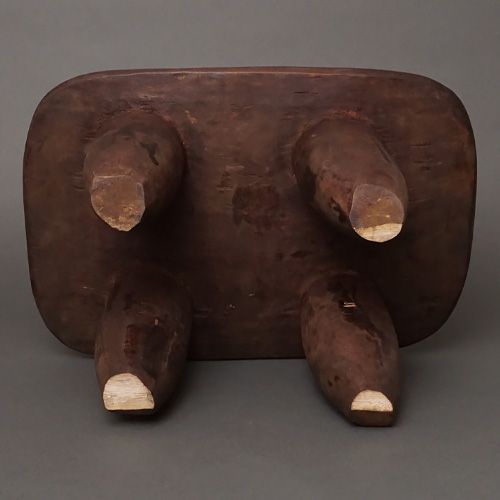 アフリカ コートジボワール セヌフォスツール No.6 セヌフォ族 椅子 民具 アフリカンアート プリミティブアート アフリカ雑貨 一刀彫 彫刻 花台 MARWIL-DEMENAGEMENTS_CH