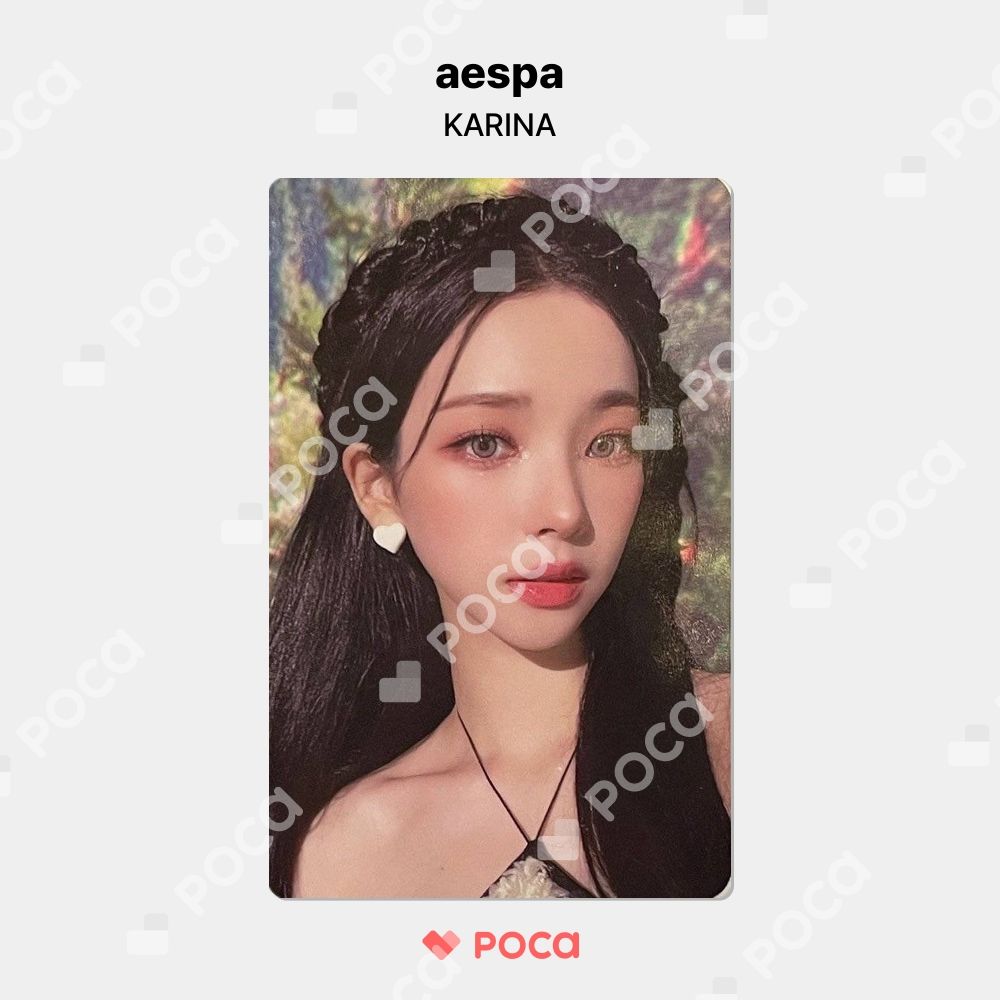 aespa SMCU PALACE smtown 2022 カリナ トレカ aespa Karina 2022 Winter SMT SMCU PALACE Official Photocard