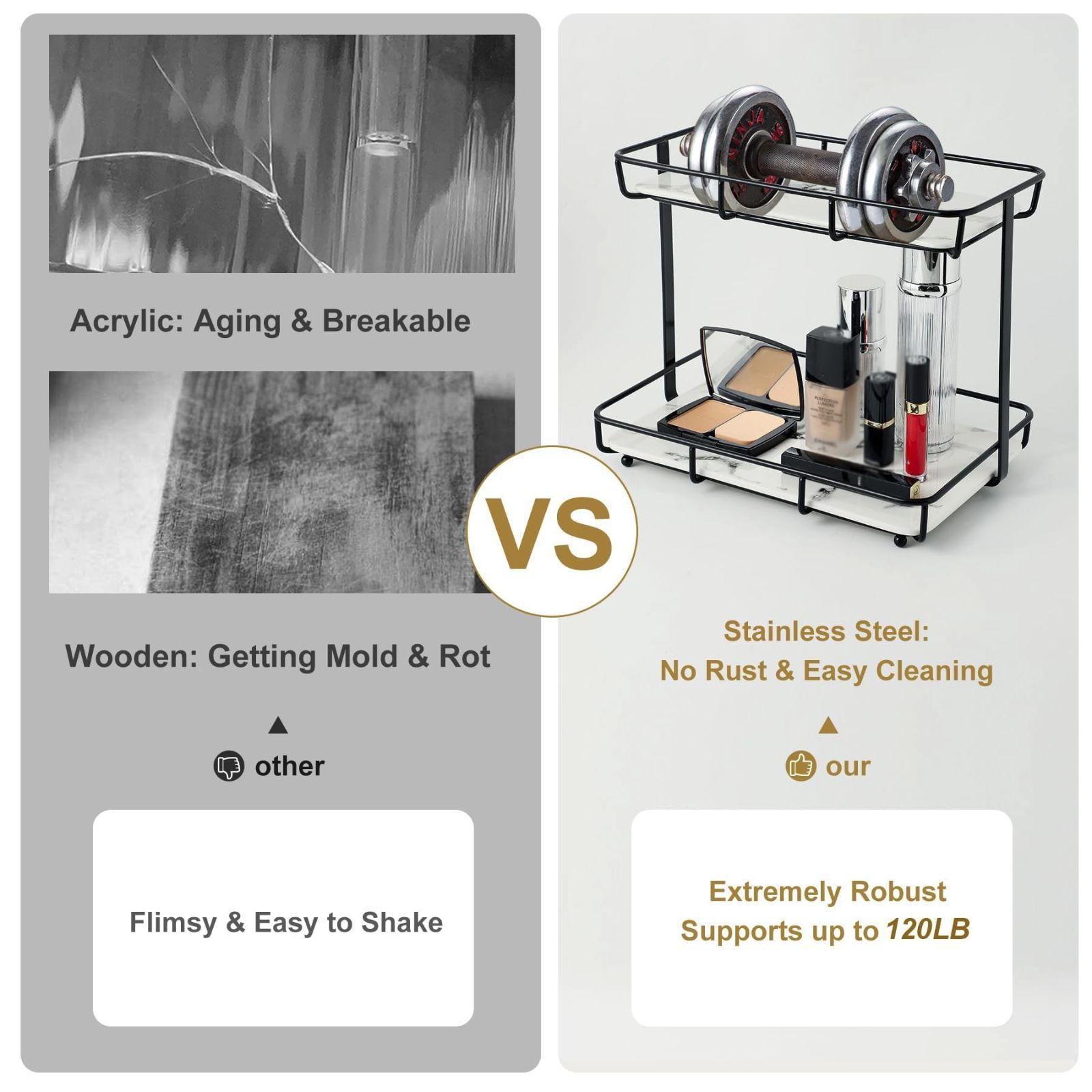 セラミックトレイ 2段