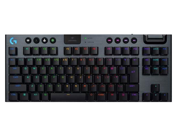 [Brand New, Ships in 4 Business Days] G915WLXTKLLNBK Gaming Keyboard G915XLIGHTSPEED TKL (Linear) Black G915WLX-TKL-LNBK Wired/Wireless/ B...