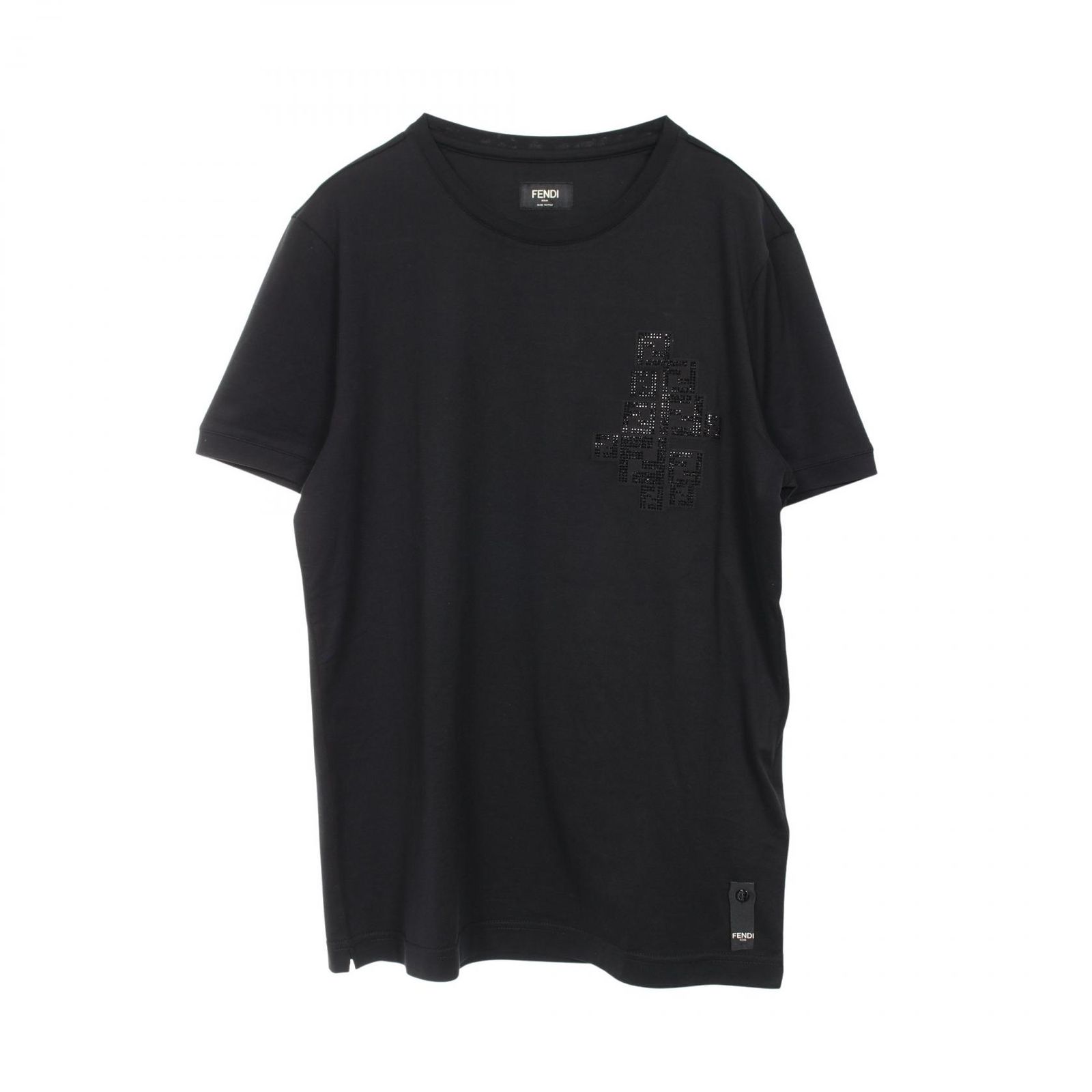 フェンディ FENDI カットソー FFロゴ FY0894 コットン Tシャツ