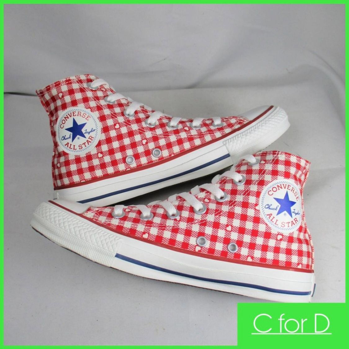 即決☆CONVERSE☆23.5cm ハイカットスニーカー コンバース