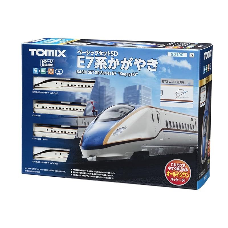 トミーテック TOMYTEC TOMIX Nゲージ ベーシックセット SD E7系 かがやき 90190 鉄道模型 入門セット