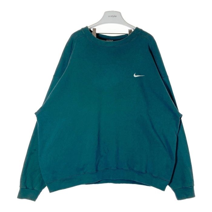 ☆NIKE ナイキ USA製 90's 銀タグ ワンポイント刺繍 スウェット