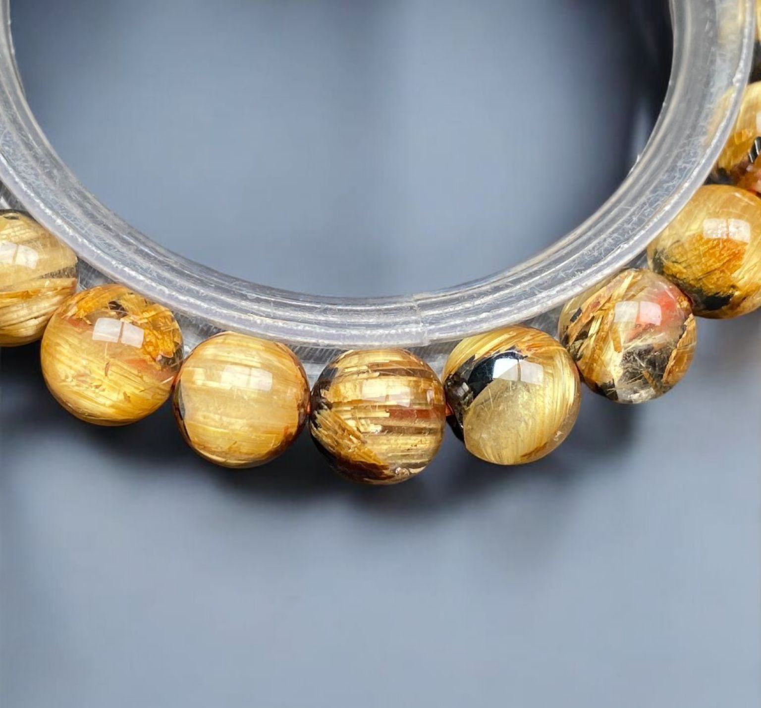 太陽放射キャッツアイタイチンルチル[vsXa17]約13mm極品位