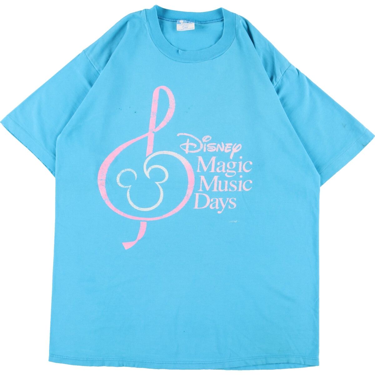 USA製 80年代 Disney ディズニー Magic Music Day プリントTシャツ