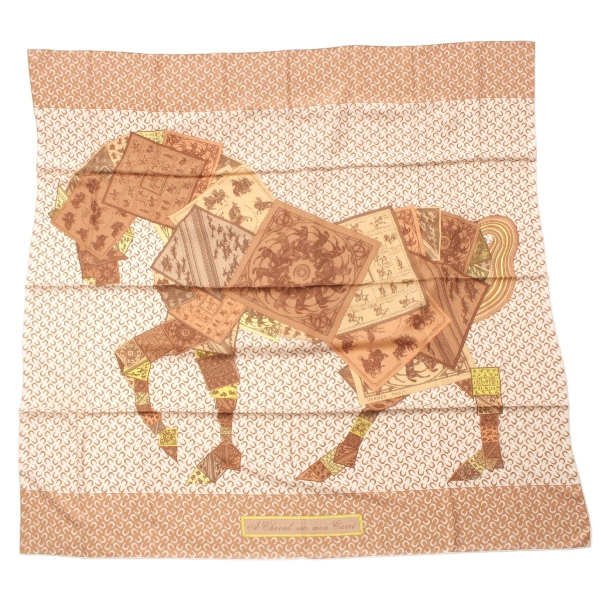 新品・未使用）エルメス カレ90 「カレの馬に乗って」 新品・未使用