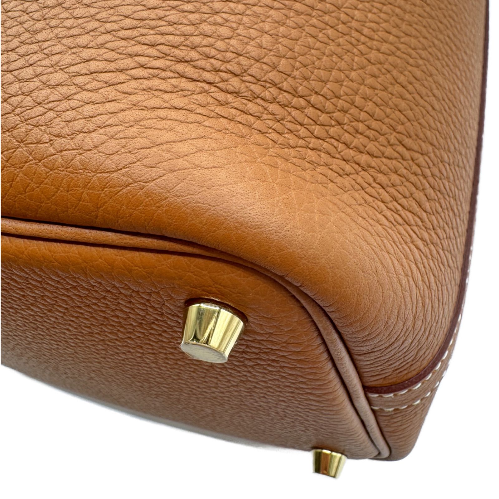 エルメス(HERMES) ピコタンロックPM(18) ゴールド トリヨン ゴールド