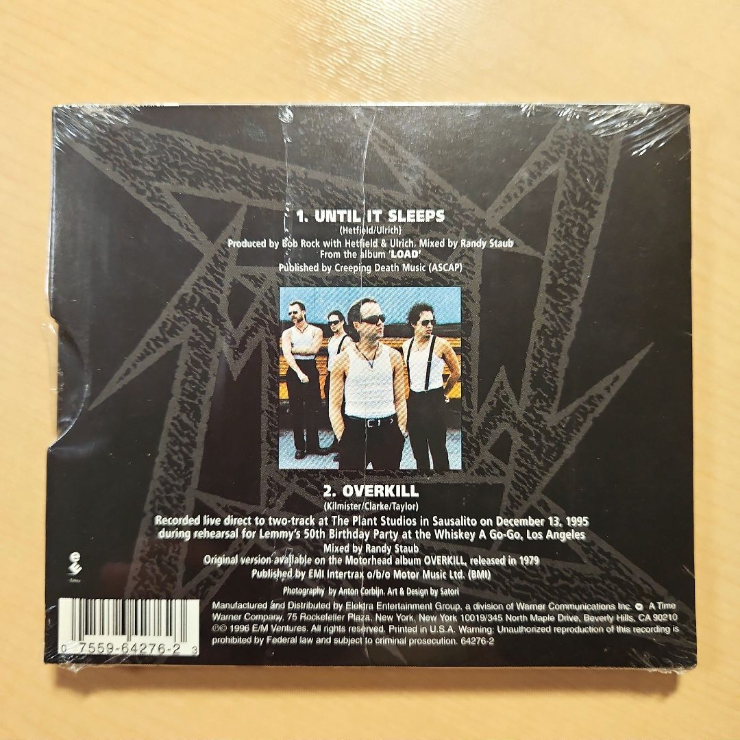 メタリカ 　 未開封品 Metallica / Until It Sleeps メタリカ 特殊ケース仕様シングル