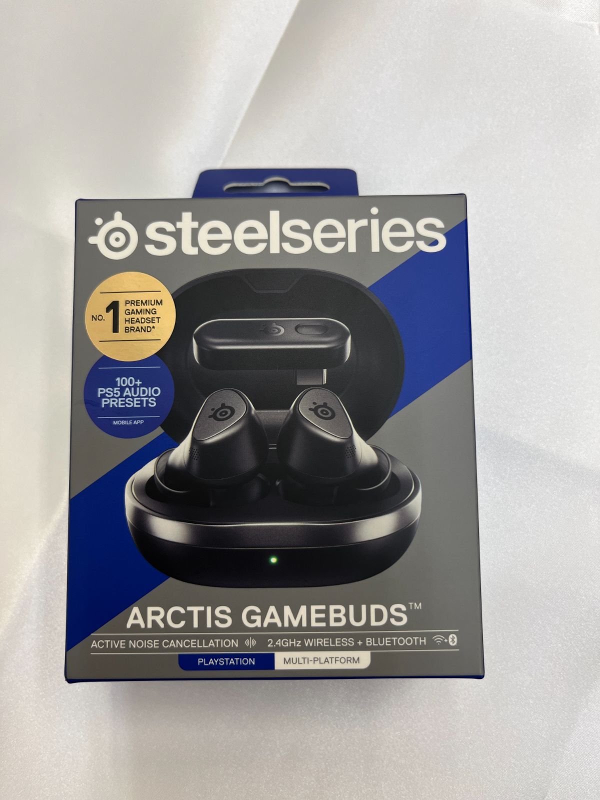 N SteelSeries Arctis GameBuds ワイヤレスヘッドホン イヤホン Bluetooth