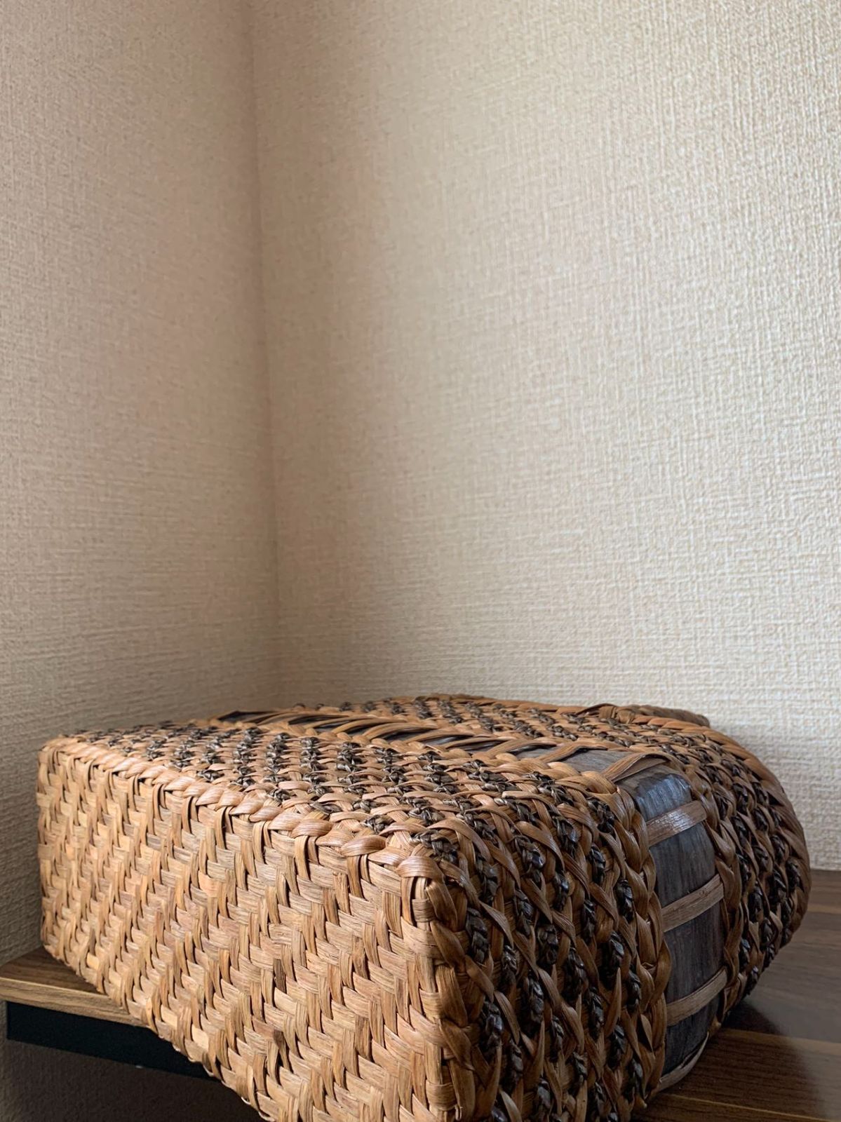 最終価格 9/15までの出品　胡桃のかごバッグ　山葡萄　胡桃 楽天市場】【Fashion THE SALE割引】胡桃 山葡萄 くるみかごバッグ