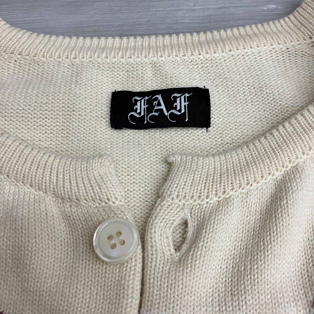 カーディガン 「FAF (FAKE AS FLOWERS) / フェイク アス フラワーズ