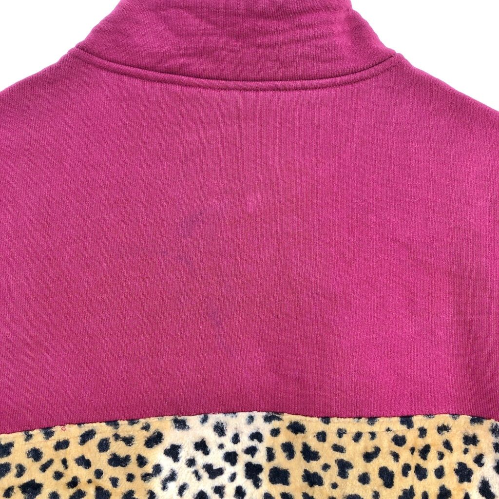 Supreme シュプリーム 18AW ハーフジップスウェット レオパード マルチ  