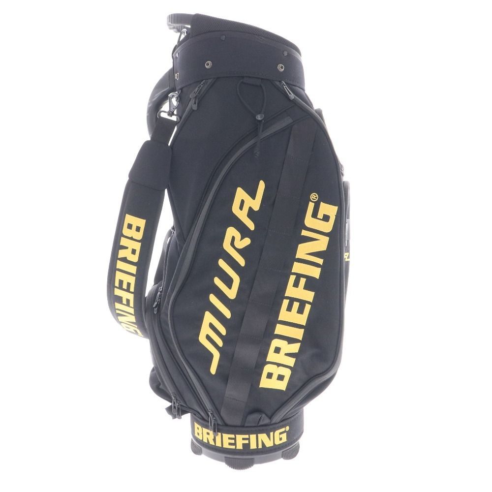 三浦技研×BRIEFING コラボキャディバッグ ゴルフバッグ ネイビー