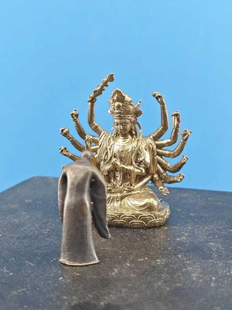 銅 細工 仏教美術 玄奘参詣準提菩薩仏像 禅意茶道 置物 装飾品 工芸品 置物 銅 細工 仏教美術 玄奘参詣準提菩薩仏像 禅意茶道 置物 装飾品