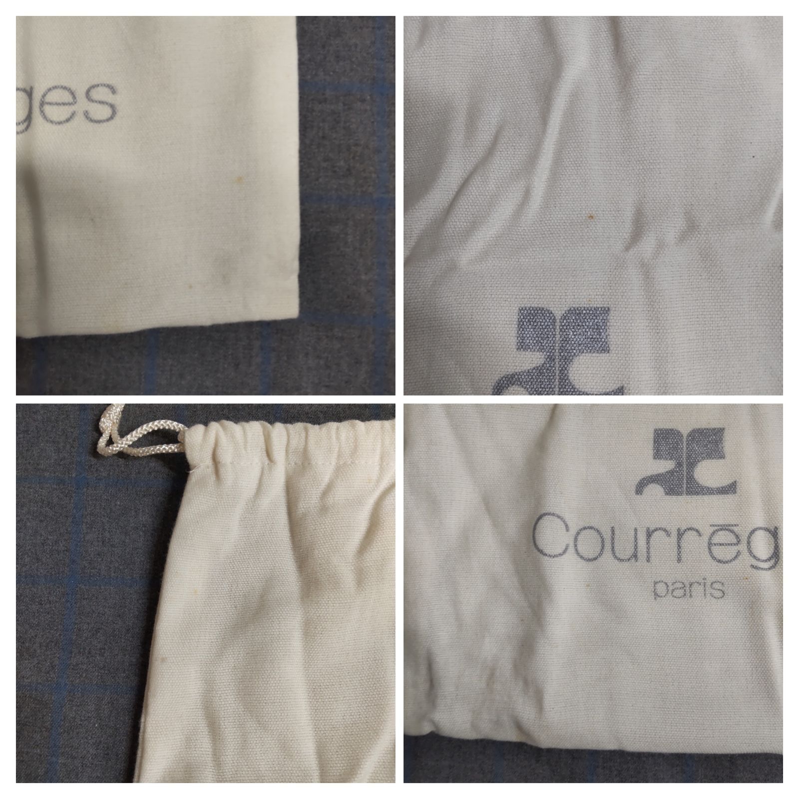 難あり品 Courreges クレージュ クラッチバック セカンドバック クロコ