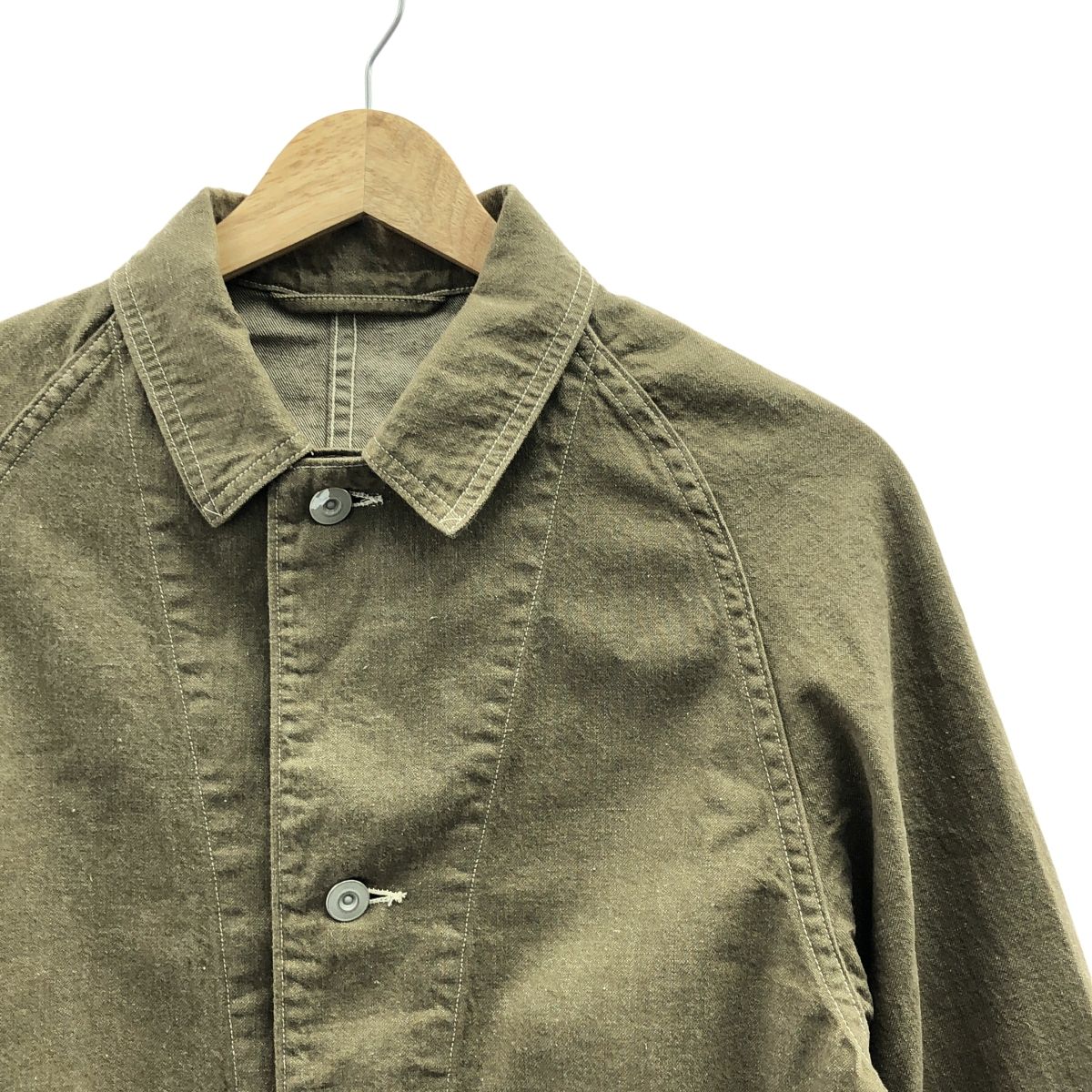 サイズ3 マーティーアンドサンズ カバーオールジャケット カーキ