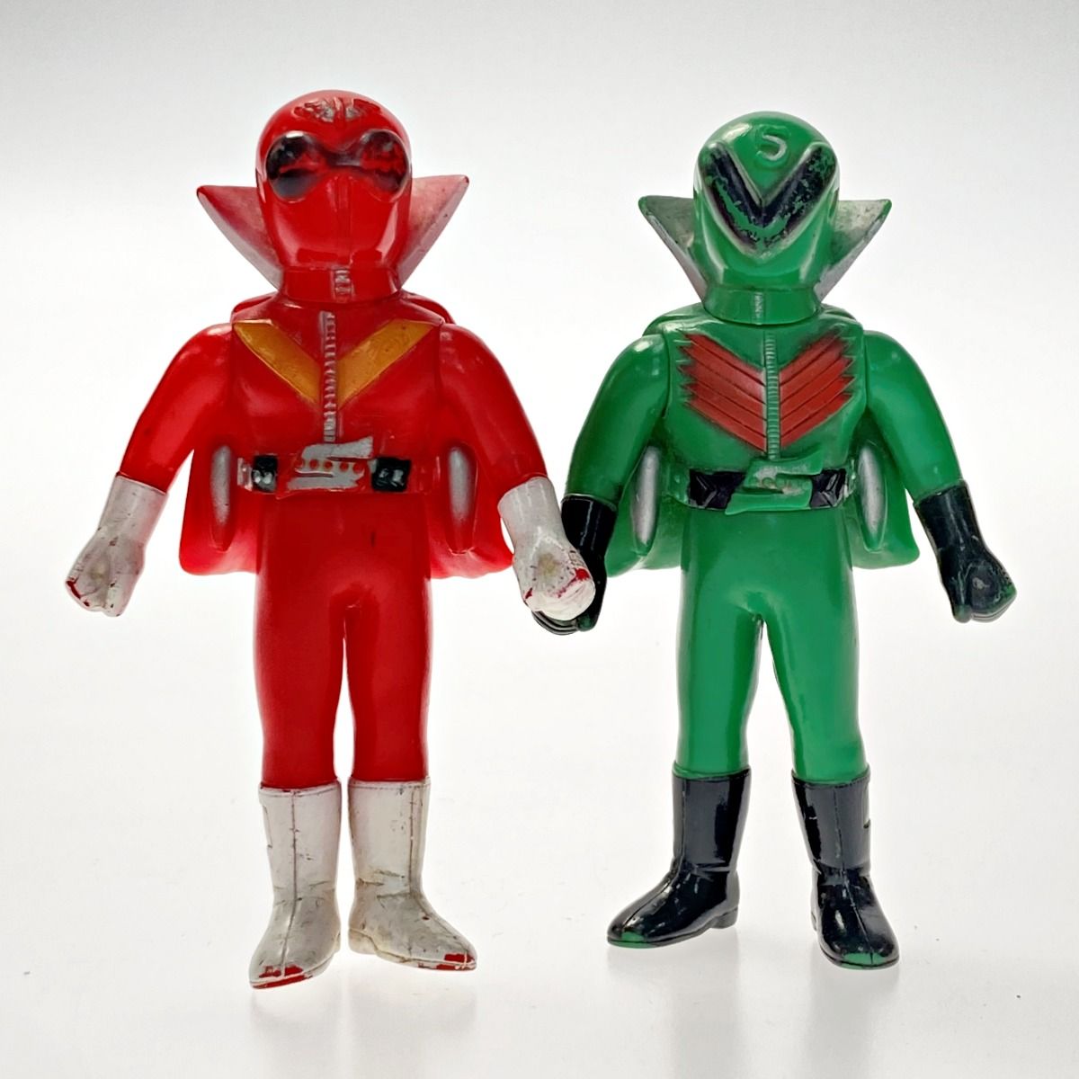 ポピー 秘密戦隊ゴレンジャー アカレンジャー ミドレンジャー ソフビ 2 