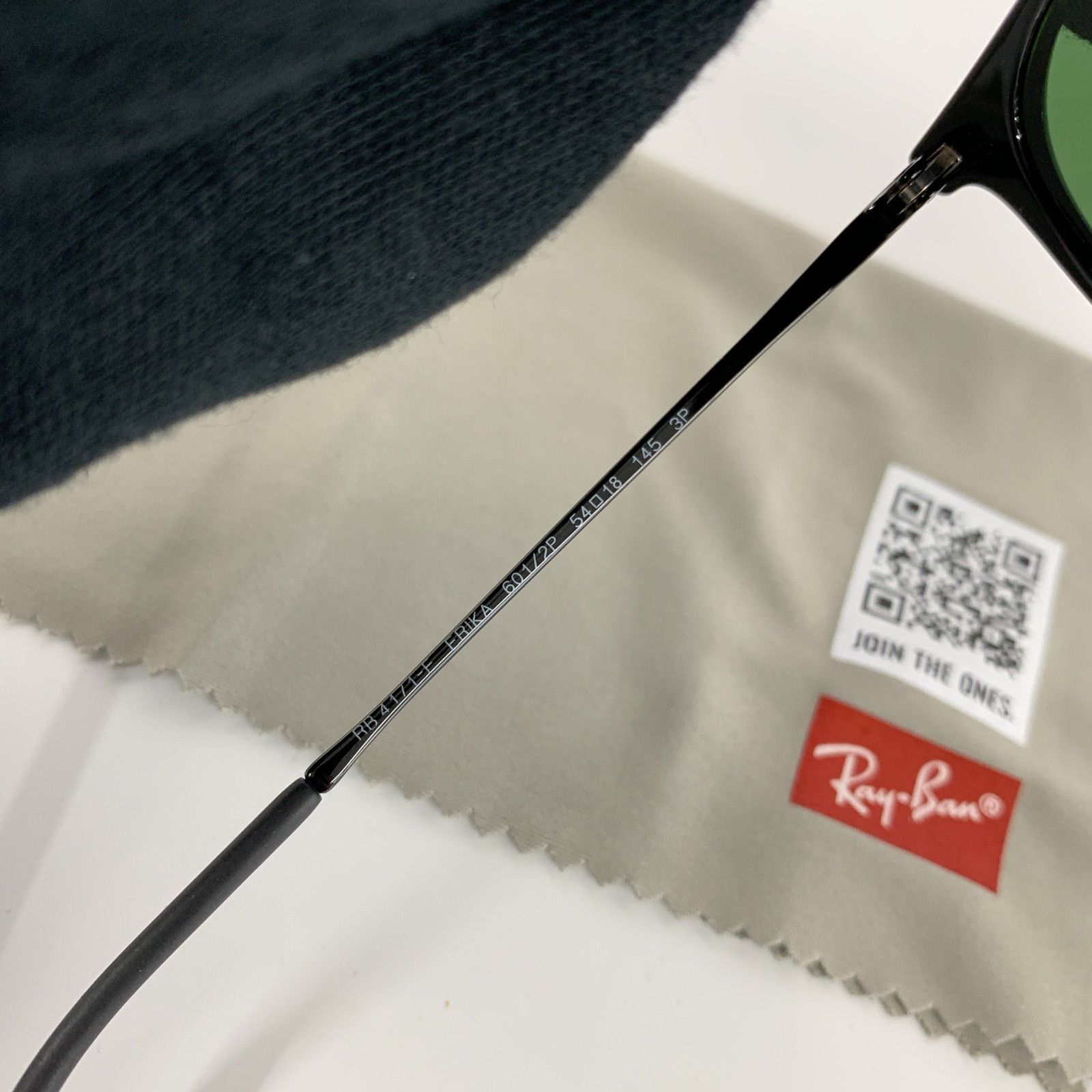 ￥Ray-Ban RB4171F ERIKA サングラス ブラック レンズ ブラックフレーム レイバン【ファッション】【1】