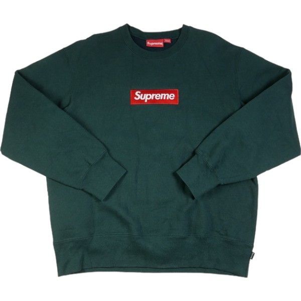 Size【S】 SUPREME シュプリーム 22AW Box Logo Crewneck Dark Pine クルーネックスウェット 緑  【中古品-非常に良い】 20793567 - メルカリ